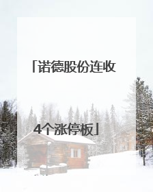 诺德股份连收4个涨停板